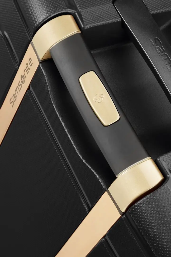 Valiza Samsonite S'Cure DLX Spinner 69 (Black/Gold) - 6