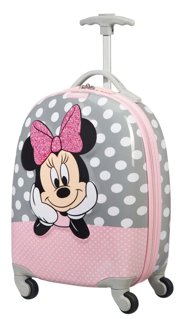 Valiza pentru copii Samsonite Disney Ultimate 2.0 Spinner 46 Minnie Glitter (Gray/Pink)