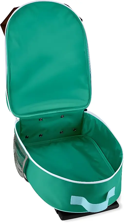 Valiza pentru copii Skip Hop Zoo Pug 9R161410 (Green/Brown)