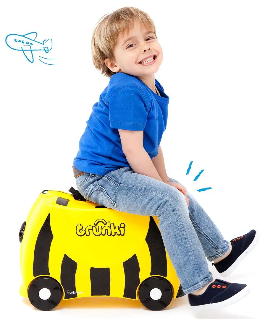 Valiza pentru copii Trunki Bernard Bee TRU-B044 (Yellow/Black) - 5