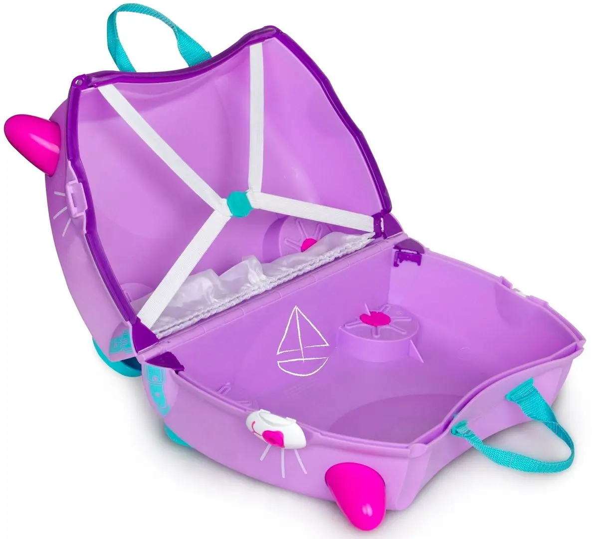 Valiza pentru copii Trunki Cassie the Cat TRU-0322 (Purple) - 2