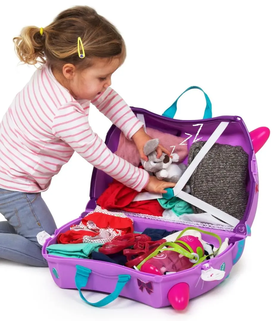 Valiza pentru copii Trunki Cassie the Cat TRU-0322 (Purple) - 4