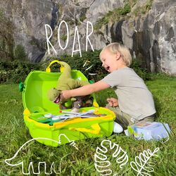 Valiza pentru copii Trunki Dinozaur Dudley TRU-0352 (Green) Thumb
