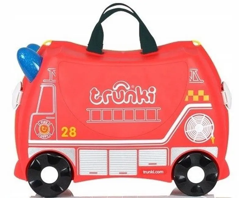 Valiza pentru copii Trunki Frank FireTruck TRU-0254 (Red) - 2