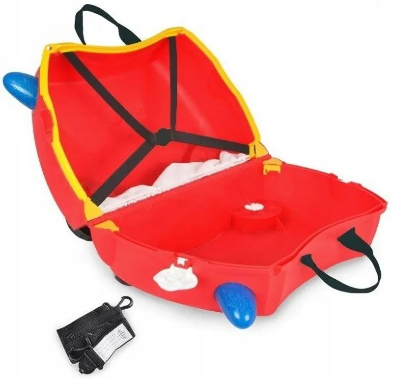 Valiza pentru copii Trunki Frank FireTruck TRU-0254 (Red) - 3