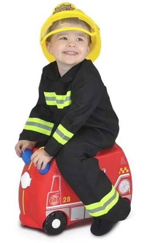 Valiza pentru copii Trunki Frank FireTruck TRU-0254 (Red) - 5