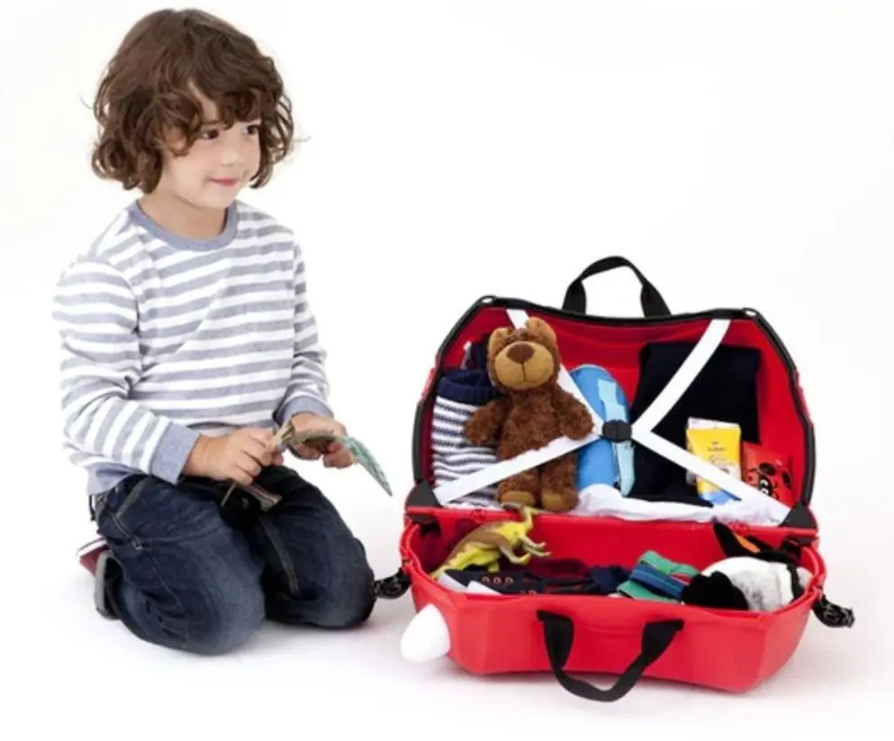 Valiza pentru copii Trunki Harley Ladybug TRU-L092 (Red/Black) - 3