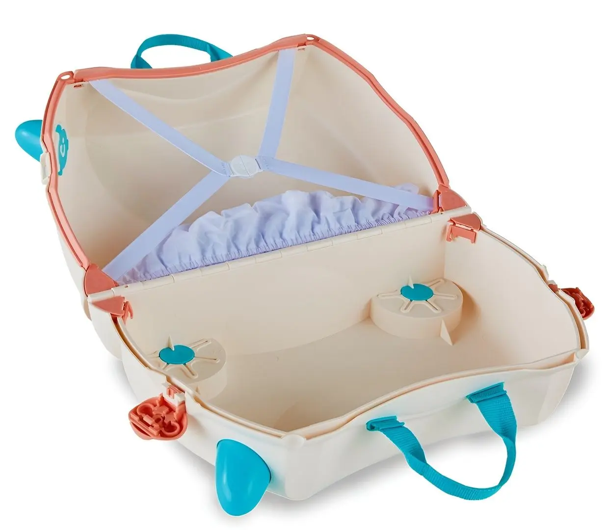 Valiza pentru copii Trunki Lama Lola Tru-0356 (Beige/Blue) - 3