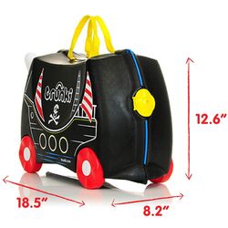 Valiza pentru copii Trunki Pedro the Pirate Ship TRU-0312 (Black) Thumb