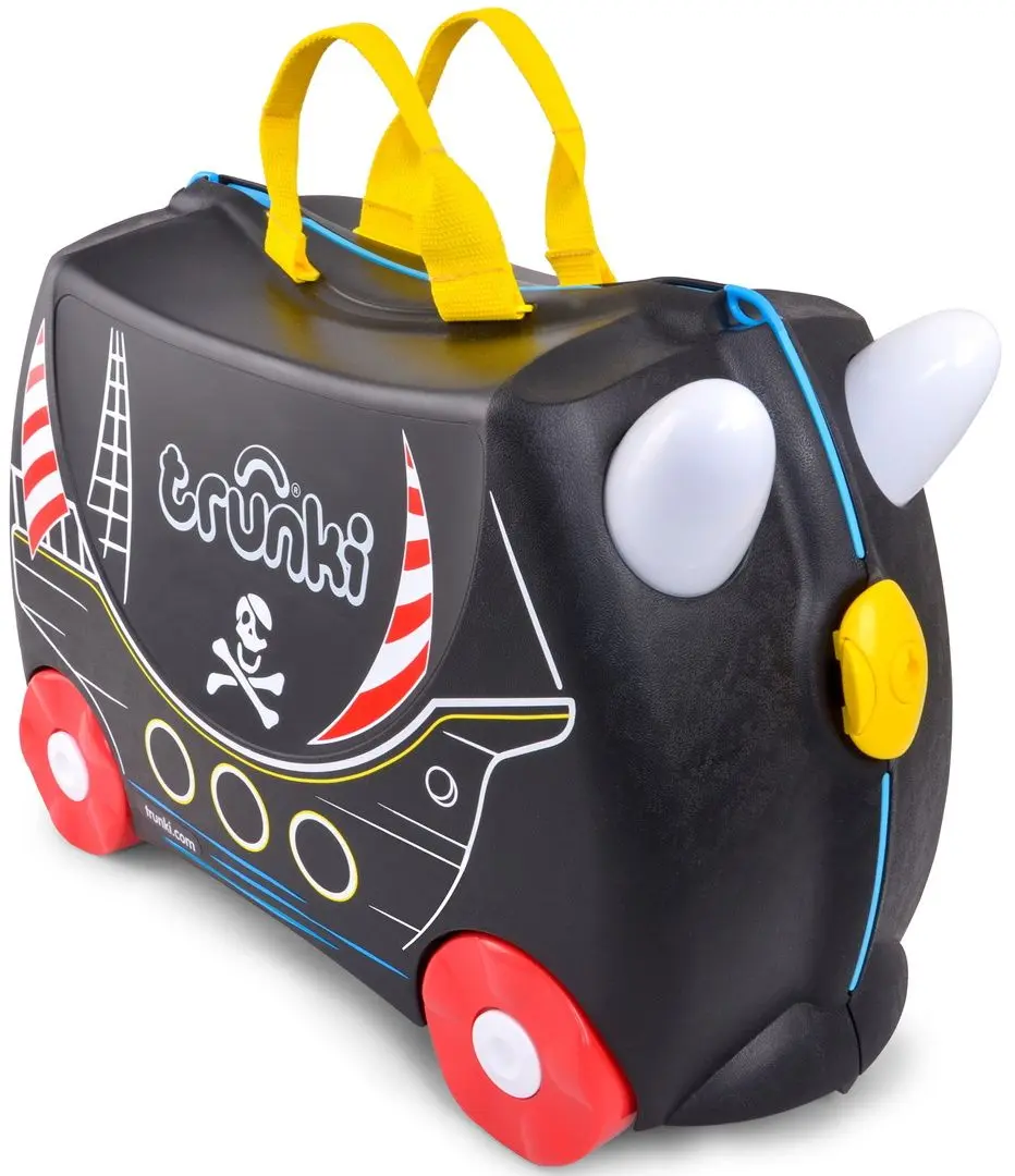 Valiza pentru copii Trunki Pedro the Pirate Ship TRU-0312 (Black)