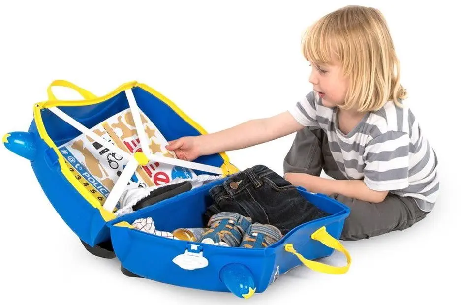 Детский чемодан Trunki Percy Police Car TRU-0323 (Blue) - 5