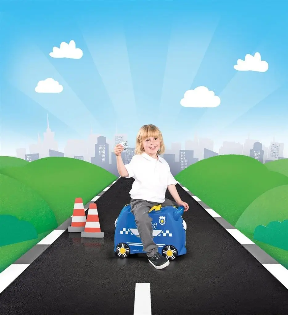 Детский чемодан Trunki Percy Police Car TRU-0323 (Blue) - 7