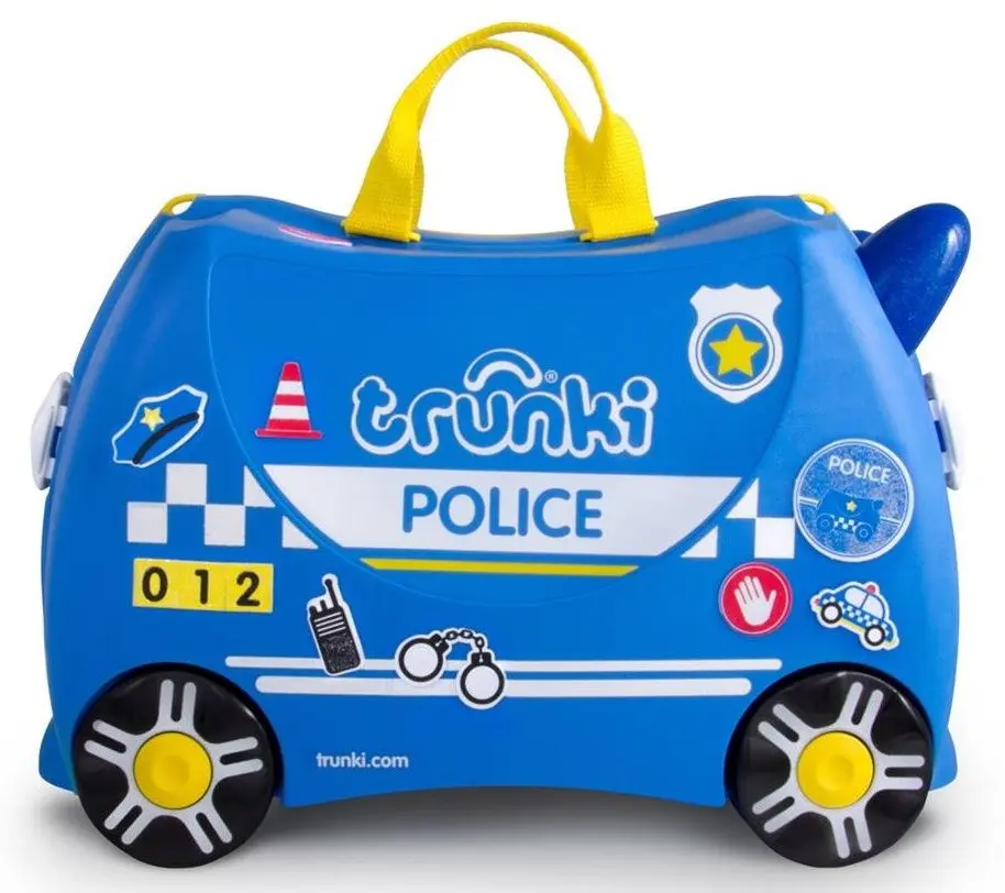 Детский чемодан Trunki Percy Police Car TRU-0323 (Blue)