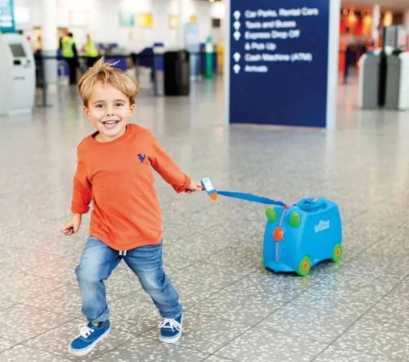 Valiza pentru copii Trunki Terrance TRU-B054 (Blue) - 6