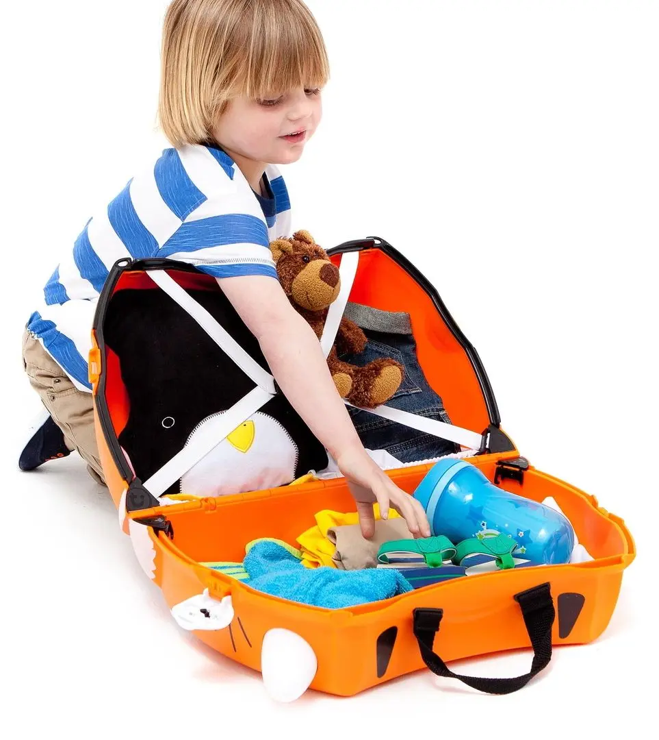 Valiza pentru copii Trunki Tipu the Tiger TRU-T085 (Orange) - 4