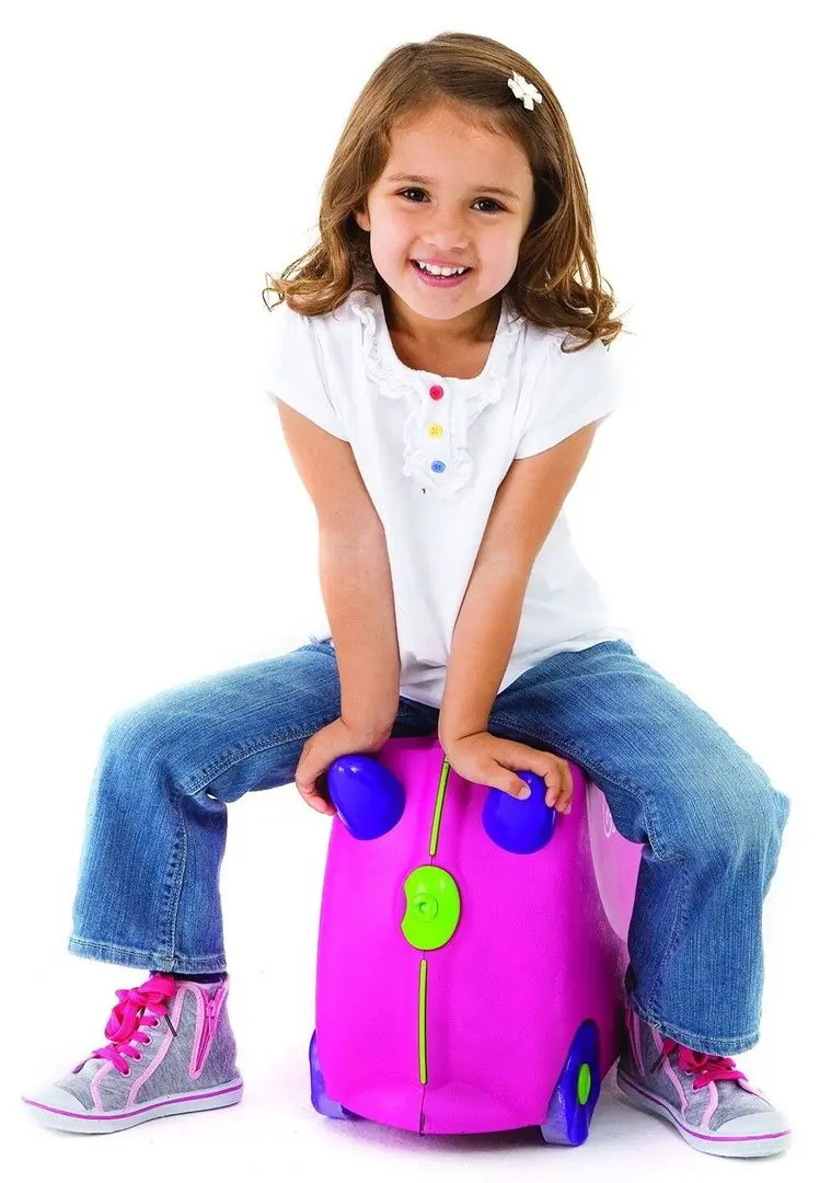 Valiza pentru copii Trunki Trixi TRU-B061 (Pink) - 6