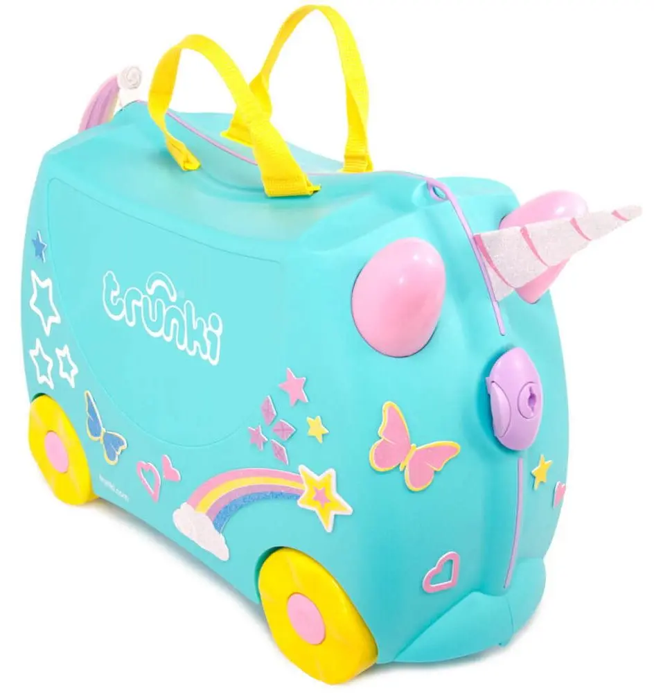 Valiza pentru copii Trunki Unicorn Una TRU-0287 (Blue/Yellow) - 2