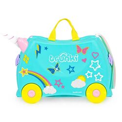 Valiza pentru copii Trunki Unicorn Una TRU-0287 (Blue/Yellow)