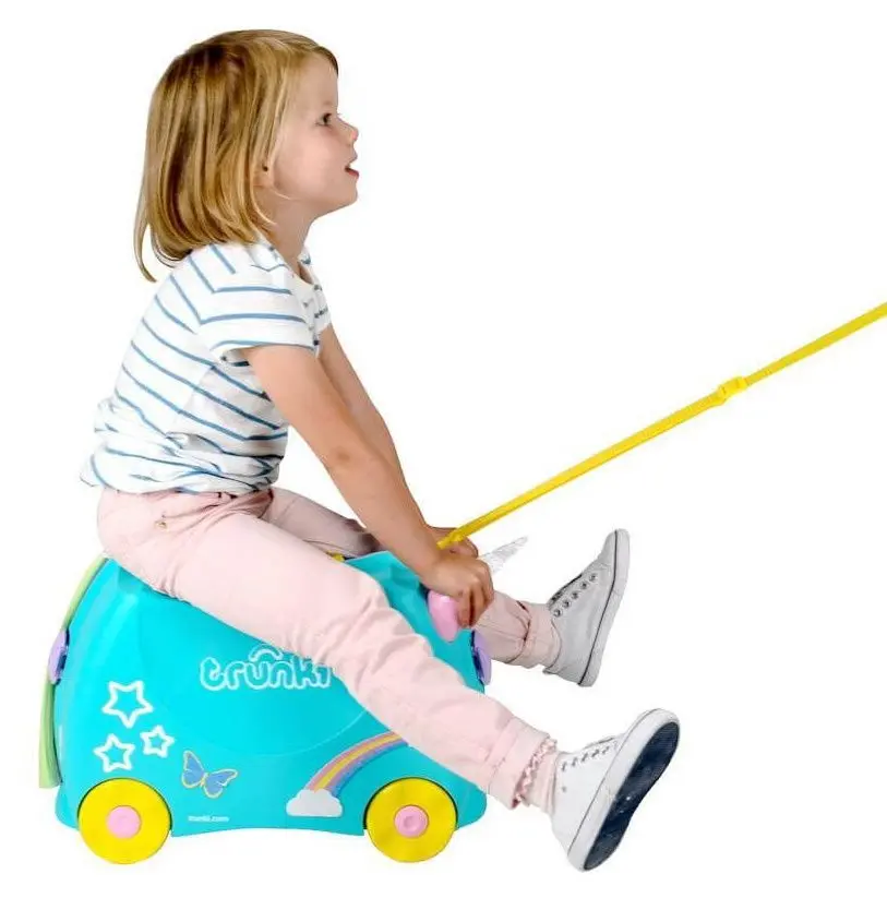 Valiza pentru copii Trunki Unicorn Una TRU-0287 (Blue/Yellow) - 8