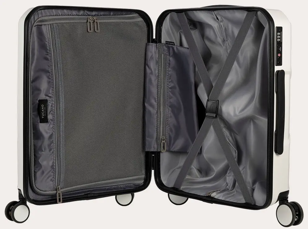 Valiza Tucano Iron Rigid S 40L (White)