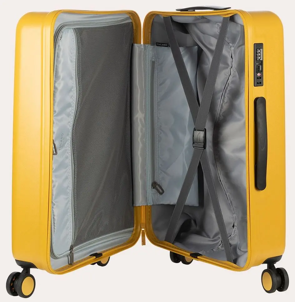 Чемодан Tucano Ted Rigid M 62L (Yellow)