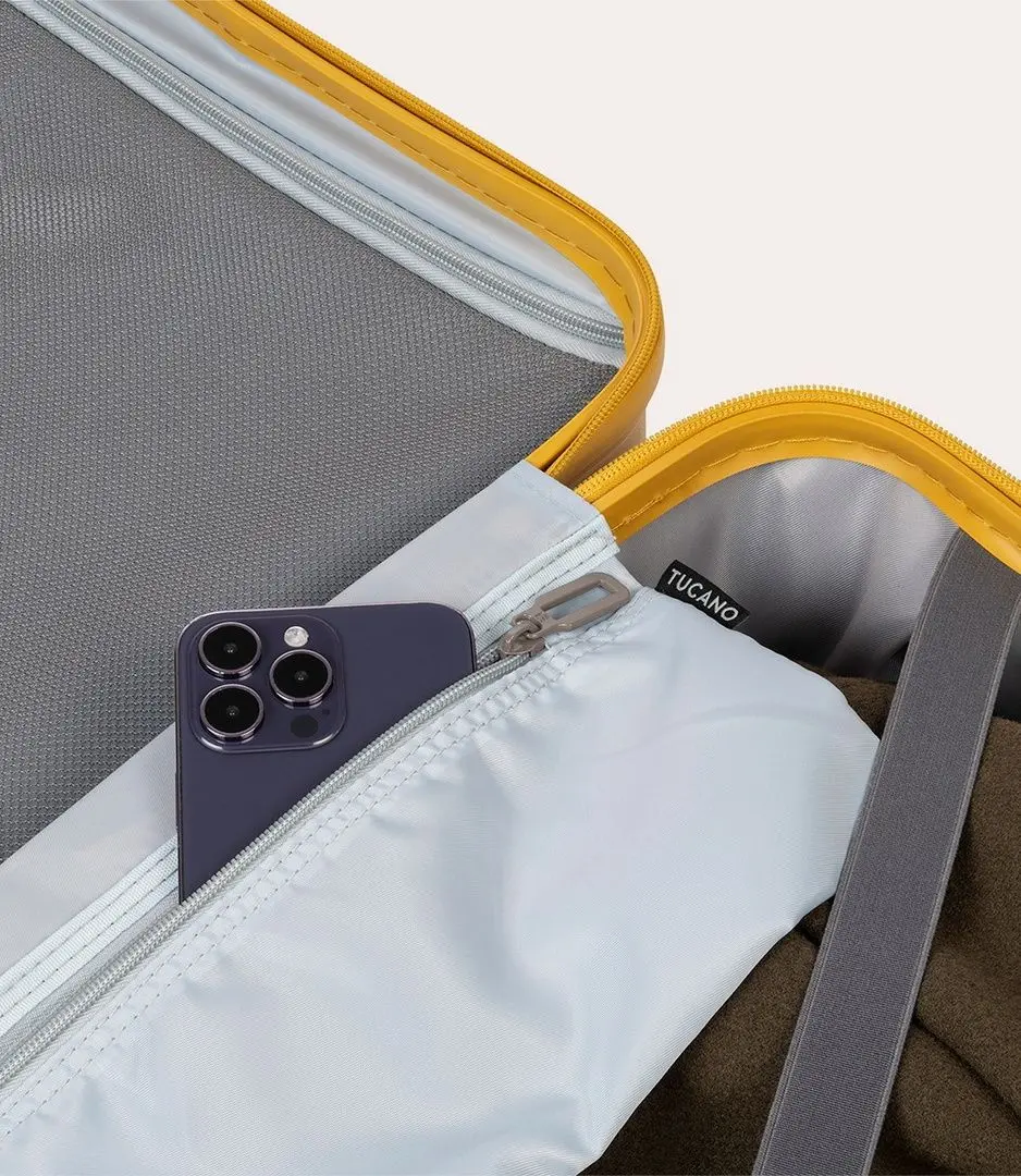 Чемодан Tucano Ted Rigid M 62L (Yellow)