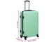 Valiza VidaXL 92425 L (Mint Green)