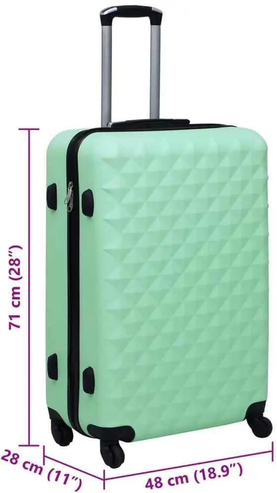 Чемодан VidaXL 92425 L (Mint Green)