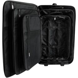 Набор чемоданов VidaXL 90154 5pcs (Black) Thumb