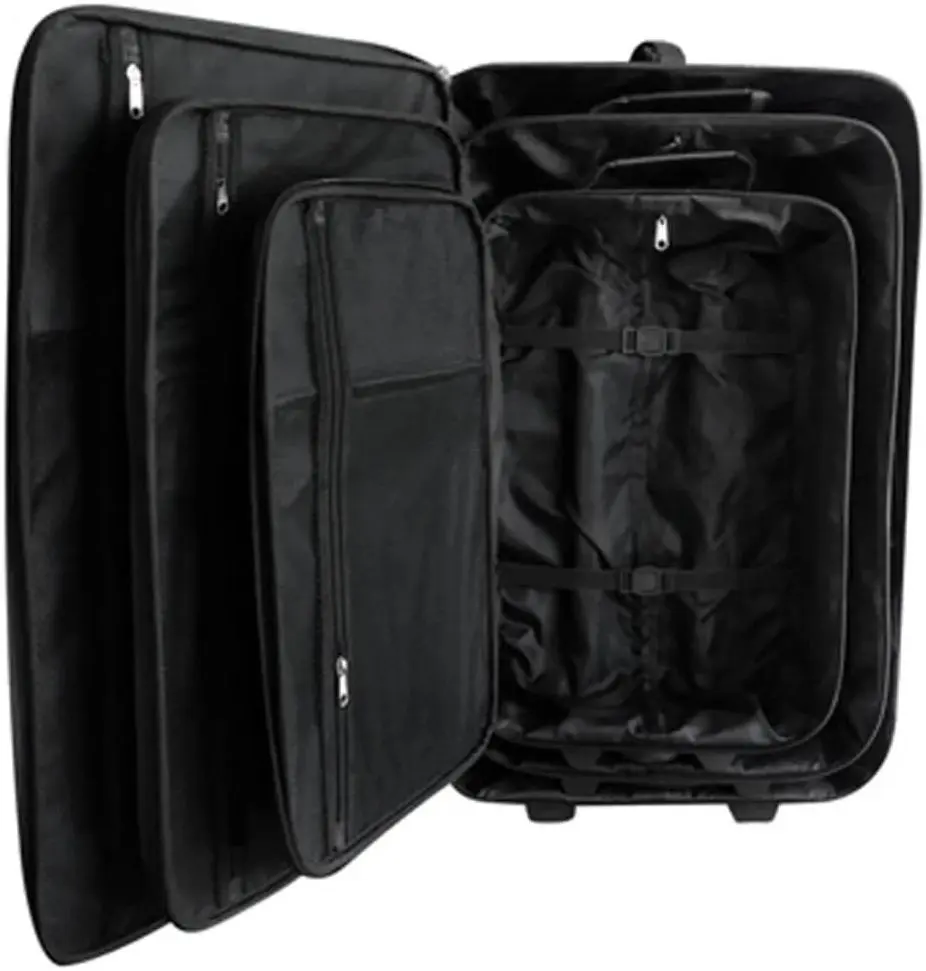 Набор чемоданов VidaXL 90154 5pcs (Black)