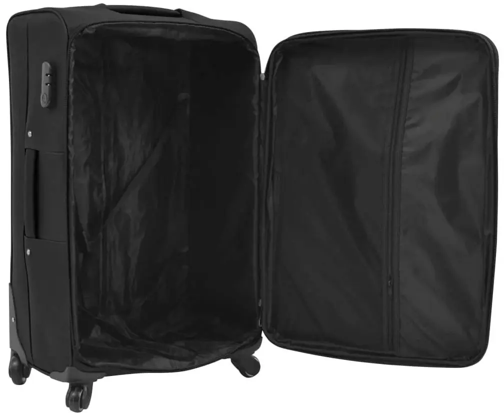 Набор чемоданов VidaXL 91315 S/M/L (Black)