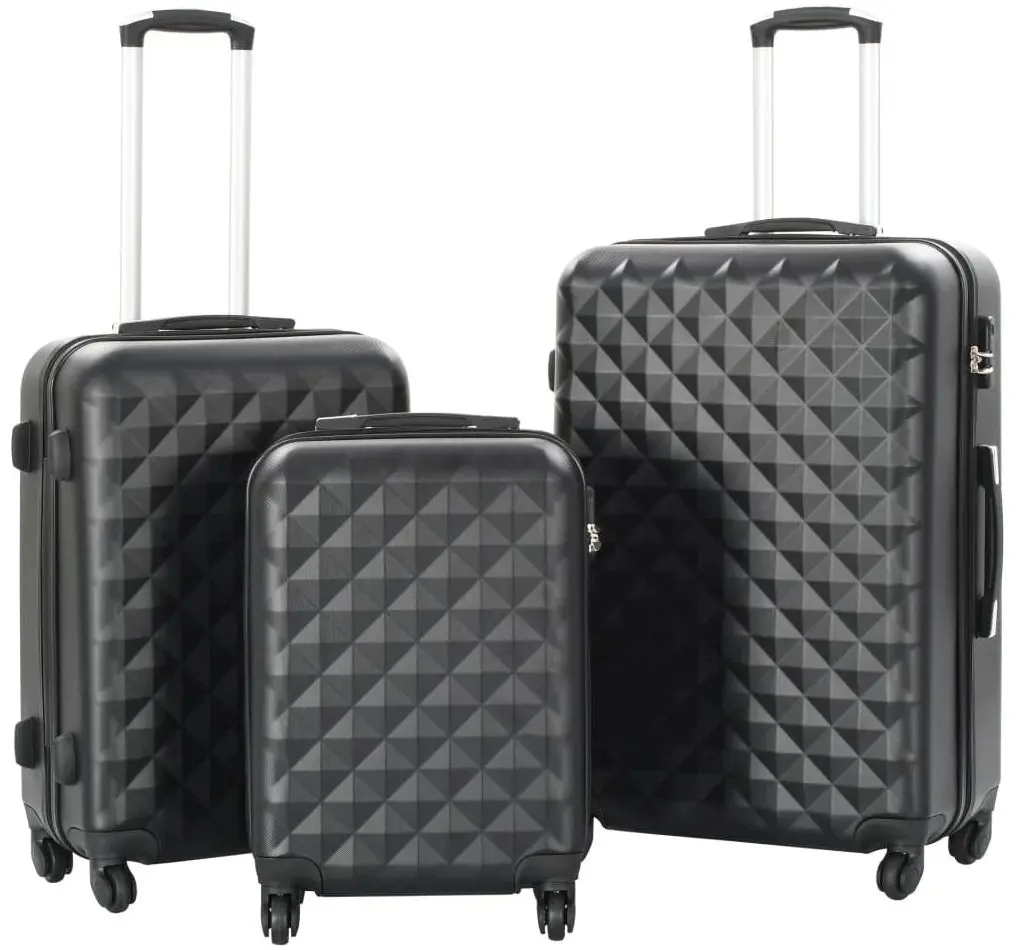 Набор чемоданов VidaXL 91886 S/M/L (Black)