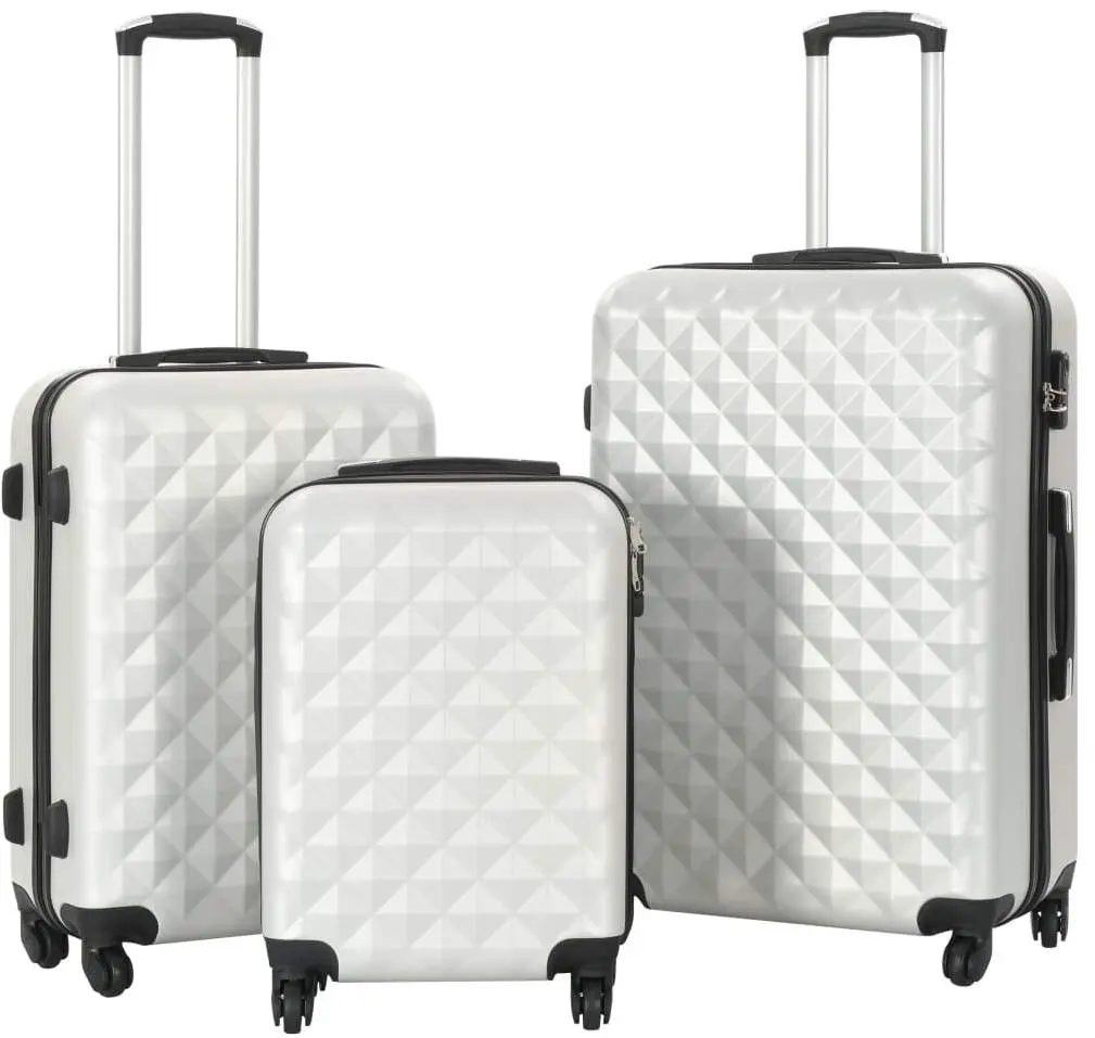 Set valize VidaXL 91887 S/M/L (Silver)