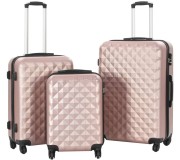 Set valize VidaXL 91888 S/M/L (Rose Gold)