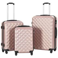 Set valize VidaXL 91888 S/M/L (Rose Gold)