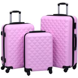 Set valize VidaXL 92414 S/M/L (Pink)