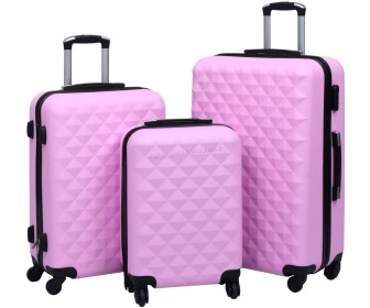 Set valize VidaXL 92414 S/M/L (Pink)