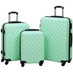 Set valize VidaXL 92415 S/M/L (Mint Green)