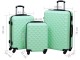 Set valize VidaXL 92415 S/M/L (Mint Green)