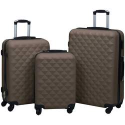 Set valize VidaXL 92418 S/M/L (Brown)