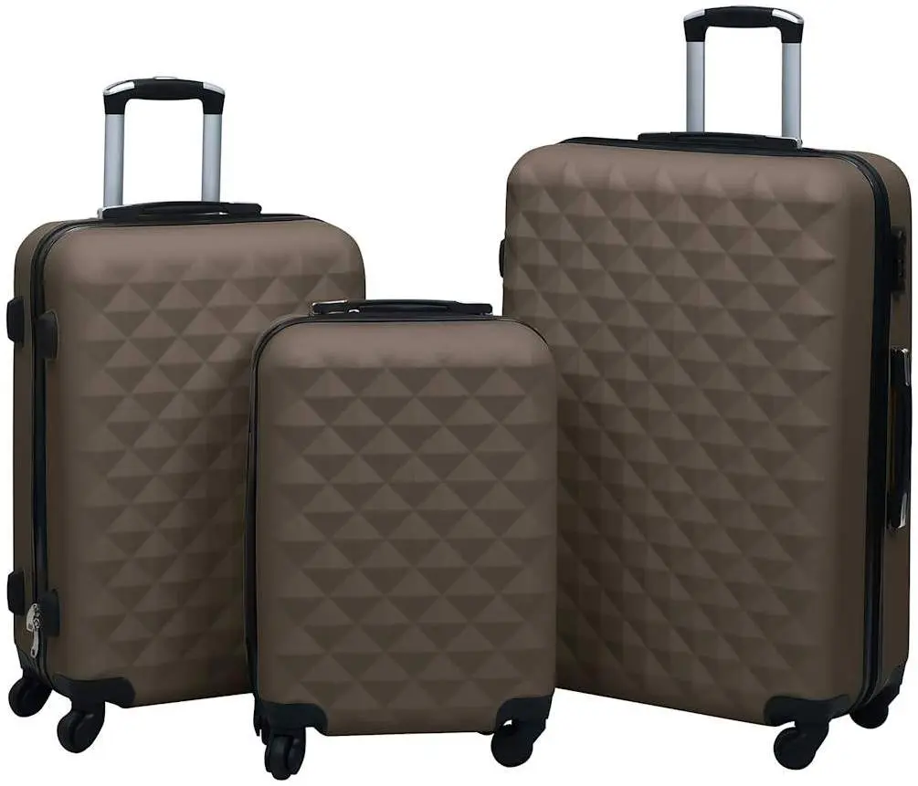 Набор чемоданов VidaXL 92418 S/M/L (Brown)
