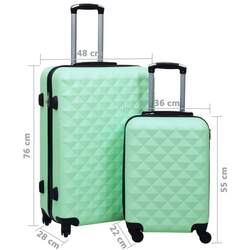 Set valize VidaXL 92430 S/L (Mint Green) Thumb