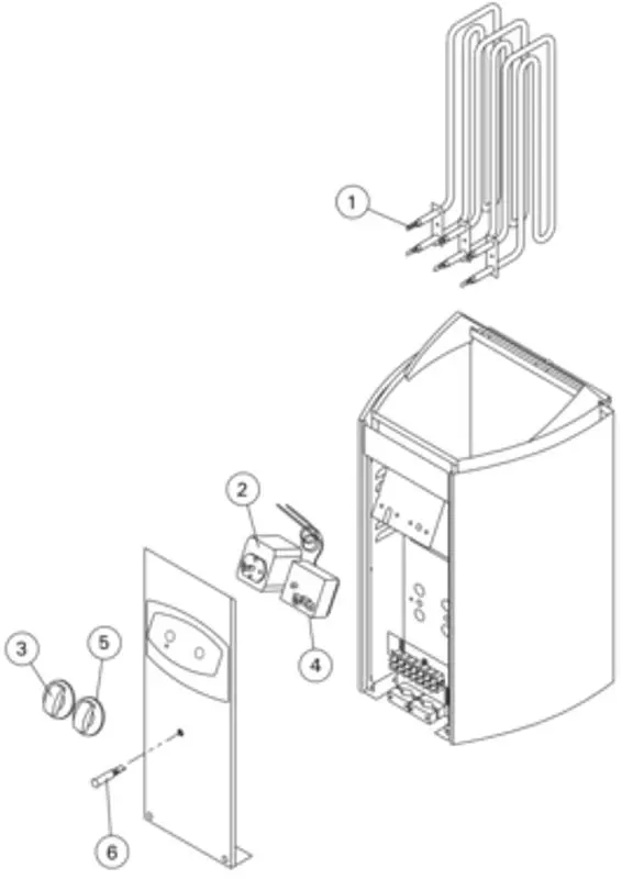 Электрокаменка Harvia Vega Compact BC35 (Inox) - 3