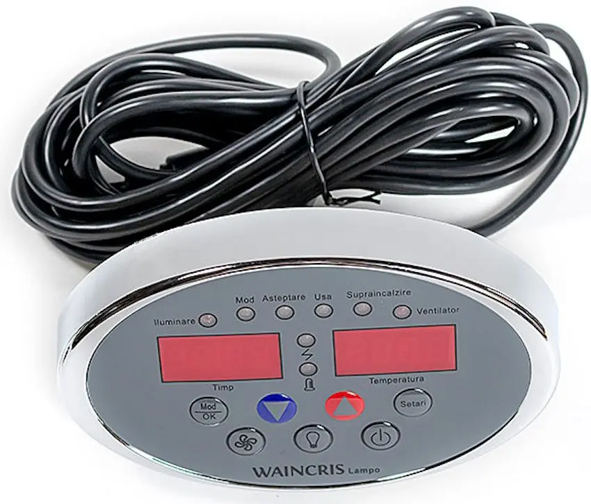 Электрокаменка Waincris Lampo PRO 18kW (Inox) - 7