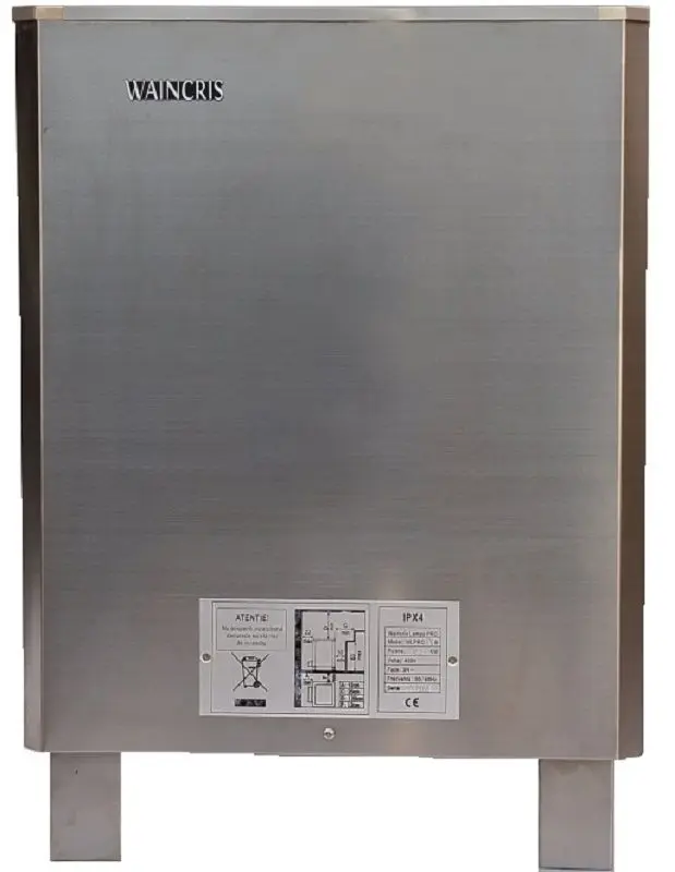 Электрокаменка Waincris Lampo Pro WLPRO120B (Inox)