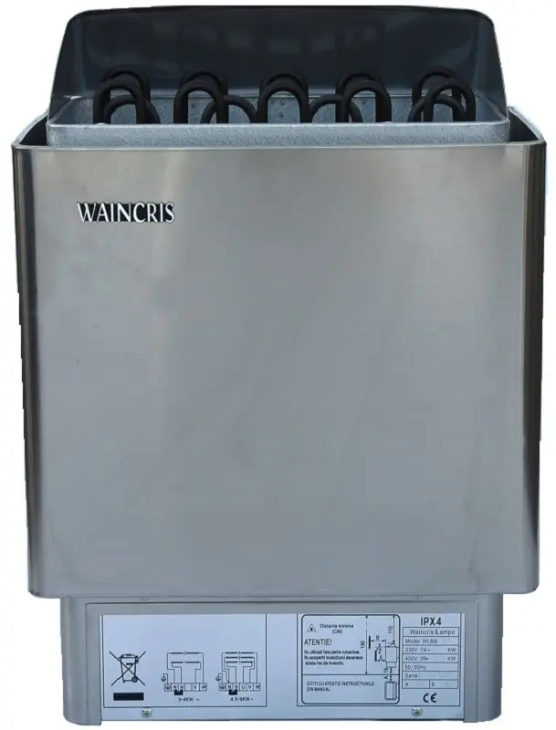 Электрокаменка Waincris Lampo WLBS60 (Inox)