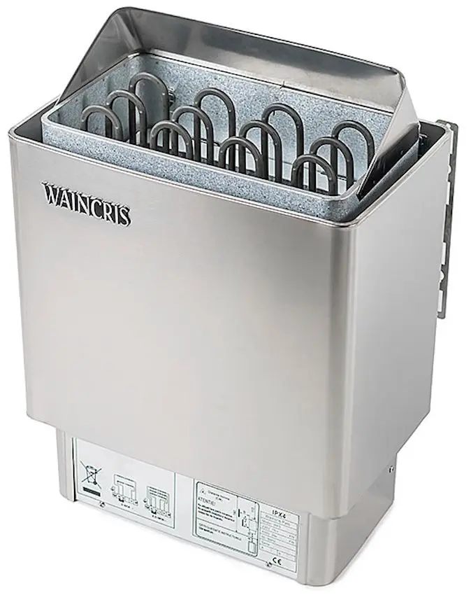 Электрокаменка Waincris Lampo WLBS90 (Inox) - 2