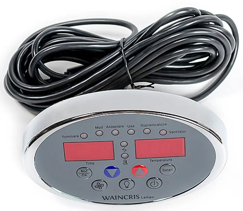 Электрокаменка Waincris Lampo WLBS90 (Inox) - 5