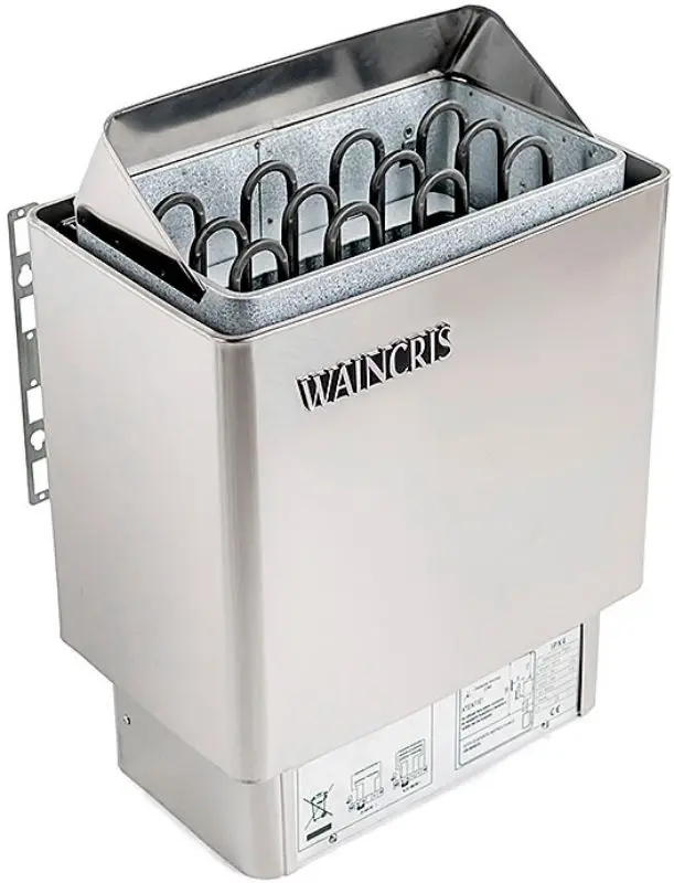 Комплект электрокаменка+парогенератор Waincris One Touch OCS60-ST (Inox) - 2