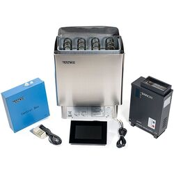 Комплект электрокаменка+парогенератор Waincris One Touch OCS60-ST (Inox)